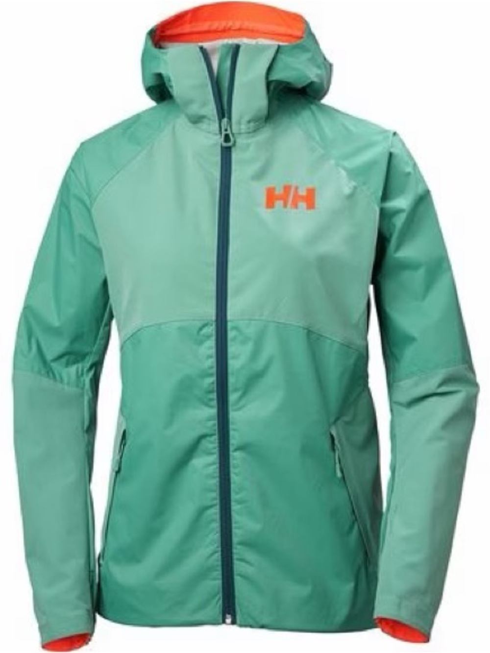 Helly Hansen Women's Light Hooded Shell Jacket in Jade